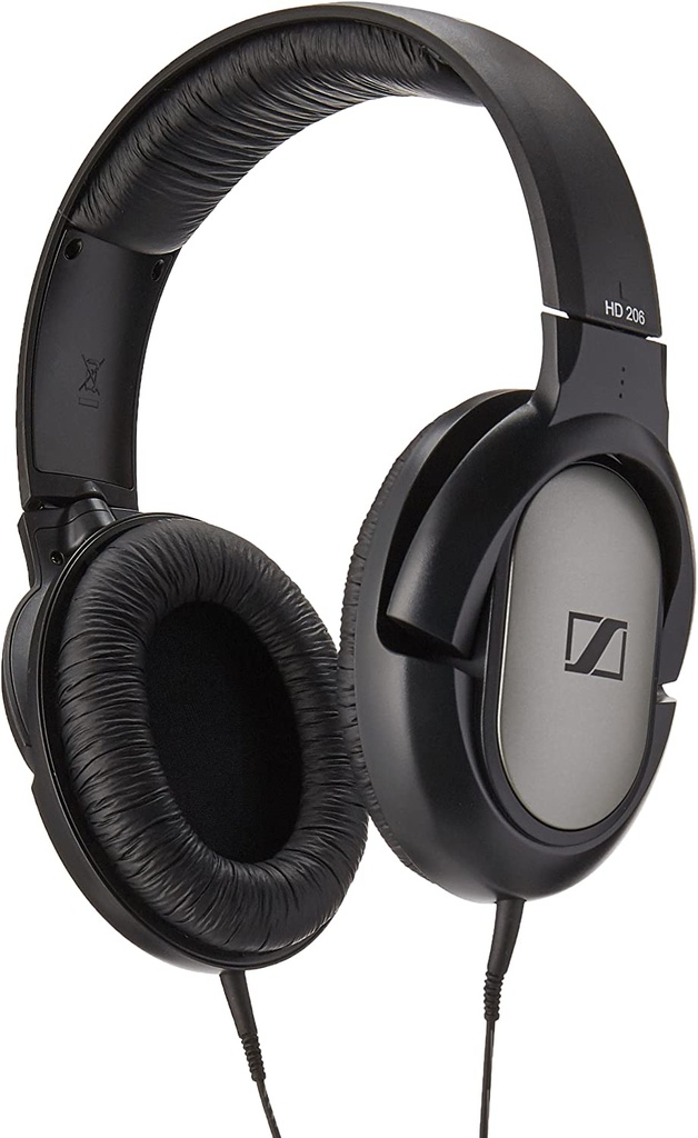 SENNHEISER HD 206 Closed-Back Over Ear Headphones